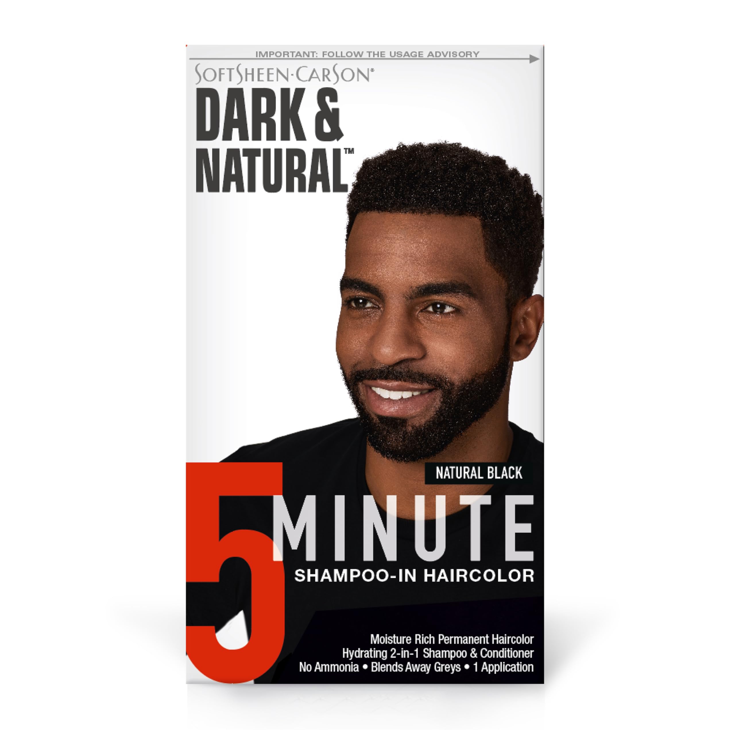 Amazon.com : SoftSheen-Carson Dark & Natural Hair Color for Men 5